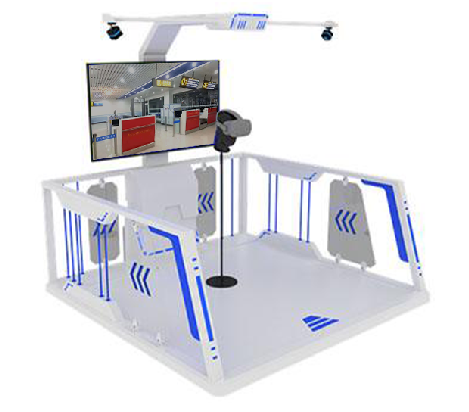 VR航空航天模拟行走平台